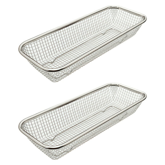 2PCS Stainless Steel Chopstick Holder Drain Basket for Easy Drying Rinsing