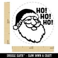 thumbnail image 2 of Christmas Santa Claus Saying Ho Ho Ho Self-Inking Rubber Stamp Ink Stamper - Green Ink - Medium 1 Inch, 2 of 7