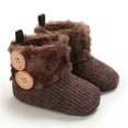thumbnail image 4 of Baby Boots Infant Toddler Boys Girls Ankle Booties Little Kids Winter Shoes for Indoor Outdoor Walking Warm Shoes, 4 of 6