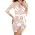 thumbnail image 4 of uublik Lingerie Set for Women Sexy Naughty Babydoll Plus Size Lace Sexy Naughty Bodysuit, 4 of 5