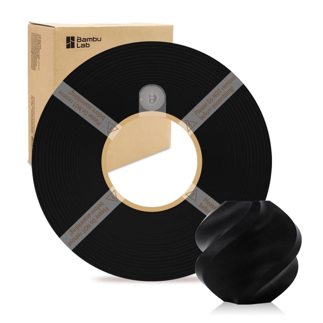 Filamento TEWIRROW PLA 1,75 mm 1 kg RFID negro