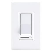 Cloudy Bay in Wall Dimmer Switch for LED Light/CFL/Incandescent,3-Way Single Pole Dimmable Slide,600 Watt max,Cover Plate Included