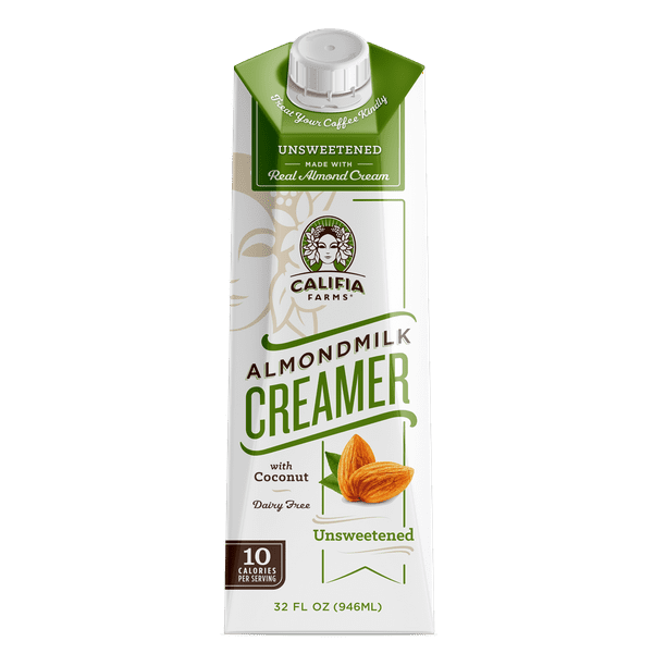 Califia Farms Unsweetened Almondmilk Coffee Creamer with Coconut Cream