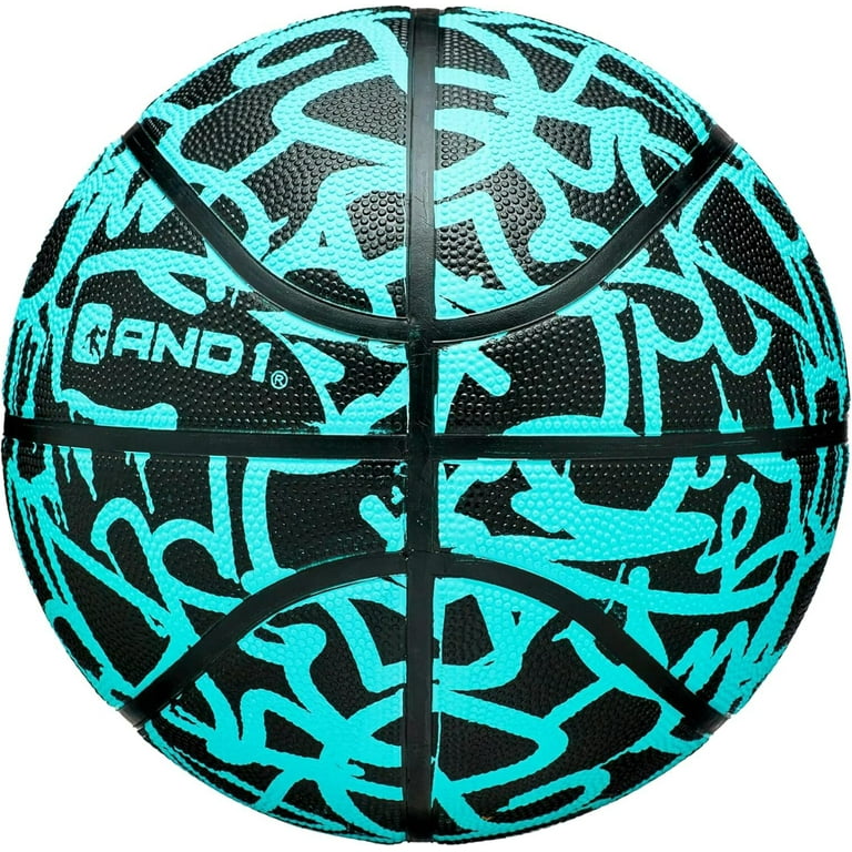 AND1 Fantom Graffiti Rubber Basketball, Size 7 (29.5