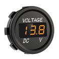 thumbnail image 4 of D1 Coche Motocicleta DC 12-24V Panel digital Voltímetro Medidor de voltaje (naranja) Ndcxsfigh Accesorios para autos y motos, 4 of 9