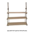 thumbnail image 3 of ruzhgo Storage Shelf Ins Simple Rack Ornaments Wall-mounted Organizer Hanging Cabinet Organization Durable Racks Home 40*15*1.0, 3 of 6