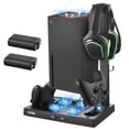 thumbnail image 1 of Base Xbox Lictin con Ventilador de Enfriamiento y Cargador Negro, 1 of 8
