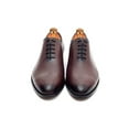thumbnail image 5 of Ariston Mens Solid Chestnut Whole Cut Oxford Leather Dress Shoes, 5 of 5