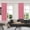 Pink #4, variant on Solid Color Silk Curtains for Bedroom & Kitchen | Heat Insulating, Blackout, Noise Reducing | Single Curtain Panel