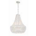 thumbnail image 5 of 608-MT Crystorama Lighting Rylee - Six Light Chandelier in Classic Style - 18.75 Inches Wide by 23.5 Inches High-Matte White Finish    -Traditional, 5 of 10
