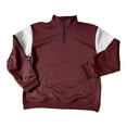 thumbnail image 5 of Handshe Men's Color-Block Mandarin Collar Zip-Up Sweatshirt for Casual, Travel and Daily Use, 5 of 5