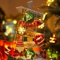 thumbnail image 3 of Cadena de luces navideñas, 10 pies, 20 LED, funciona con pilas, decoración interior, bolas de luces navideñas para decoración de fiestas navideñas, 3 of 5