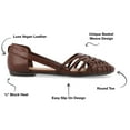 thumbnail image 3 of Journee Collection Womens Ekko Slip On Round Toe Ballet Flats, 3 of 8