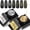 Gold & Silver Spider Gel, variant on SAVILAND Quick Dry Nail Polish: 6Pcs Hot Sheer Color Nail Polish Set Neutral Solid Color Pink Nudes Glitter Nail Polish Kit Castor Oil Non Gel Nail Polish Finger Toe