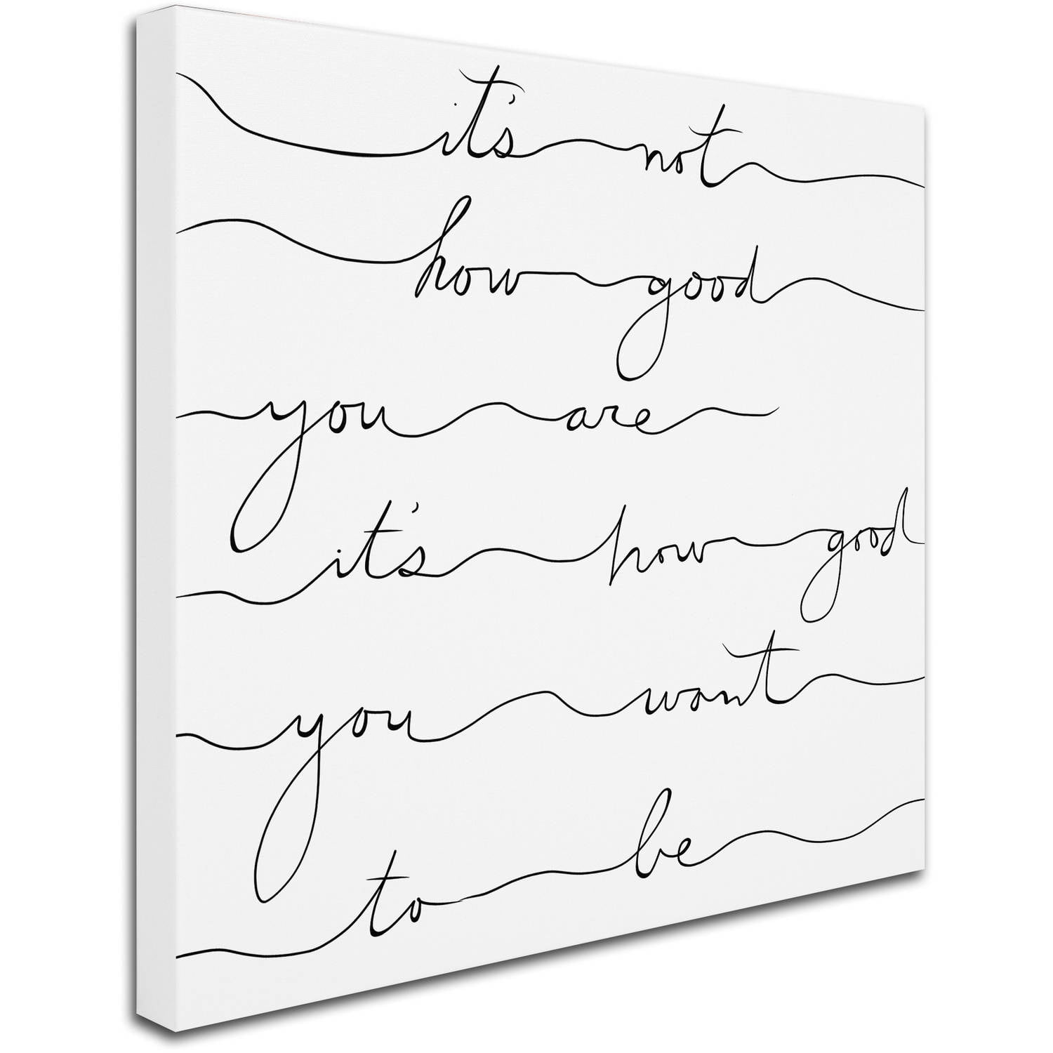 Trademark Fine Art "How Good Black" Canvas Art by Lisa Powell Braun