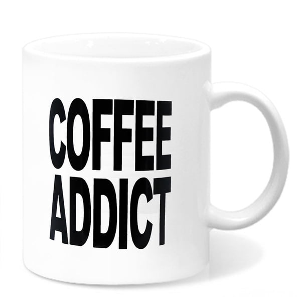 Taza de café de cerámica COFFEE ADDICT 350ml