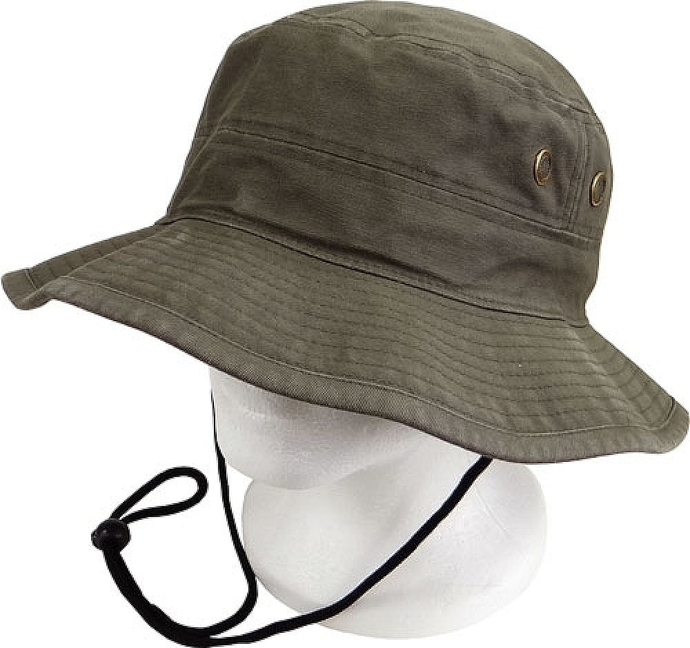 Plain Fisherman Bucket Hat [Olive Green 