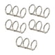 thumbnail image 3 of Carpetas de hojas metálicas sueltas de 5x3 anillos, anillos de libro de alto rendimiento con bisagras divididas a presión para encuadernación de , Plata 20mm shamjiam Anillos de libro, 3 of 8