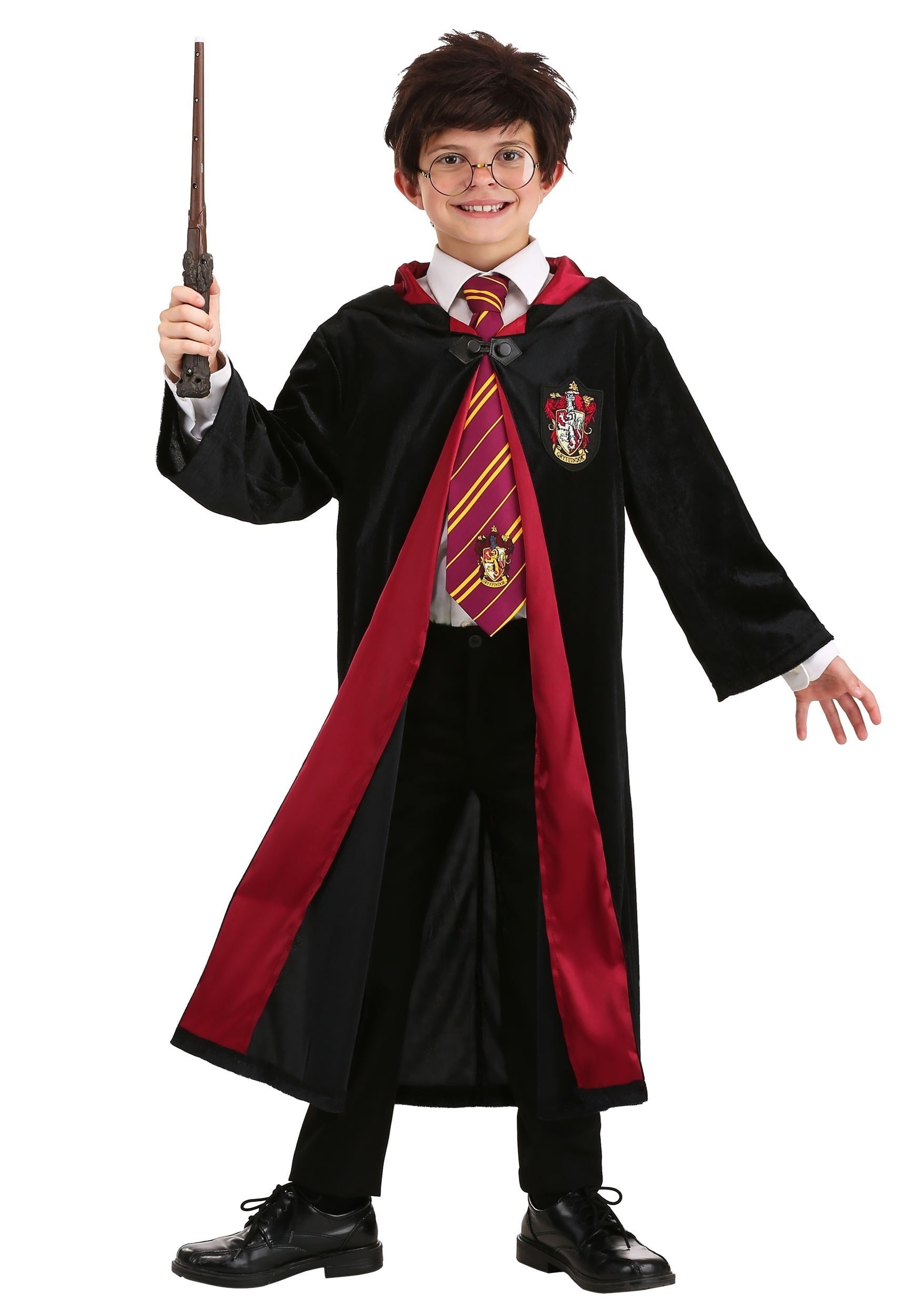 Harry Potter Child Deluxe Gryffindor Robe Costume - Walmart.com