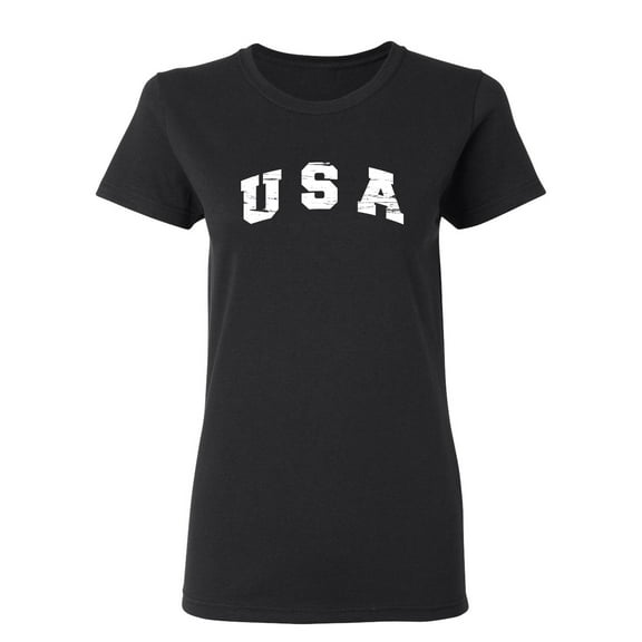 USA Sarcastic Novelty Gift Idea Adult Humor Funny Women's Casual Tees
