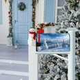 thumbnail image 3 of Blue Winter Mailbox Cover Blue Sky White Clouds Snow Forest Xmas Magnetic Mailbox Covers Christmas Decorative Mail Box Wraps Post Letter Cover for Farmhosue Garden Standard Size 21x25.5, 3 of 6