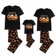 thumbnail image 3 of iHapHap Happy Halloween Pumpkin Family Pajamas, Cotton Blend Matching Sleep Set, 2-3T-Kid, 3 of 6