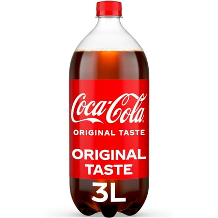Coca-Cola Soda Pop Bottle, 3 Liters