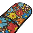 thumbnail image 4 of Yayeee Double Oven Mitt Kitchen Heat Resistant Baking 35" x7" Quilted Glove, Cartoon Flowers, 4 of 6