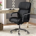 thumbnail image 2 of La-Z-Boy Sutherland Office Chair with Padded Arms Jet Black, 2 of 15