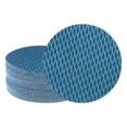thumbnail image 1 of Unique Bargains 50 Packs Diamond Shape Sanding Discs 6 Inch 100 Grit Hook and Loop Blue Rhomb Sandpaper Fish Scale, 1 of 6