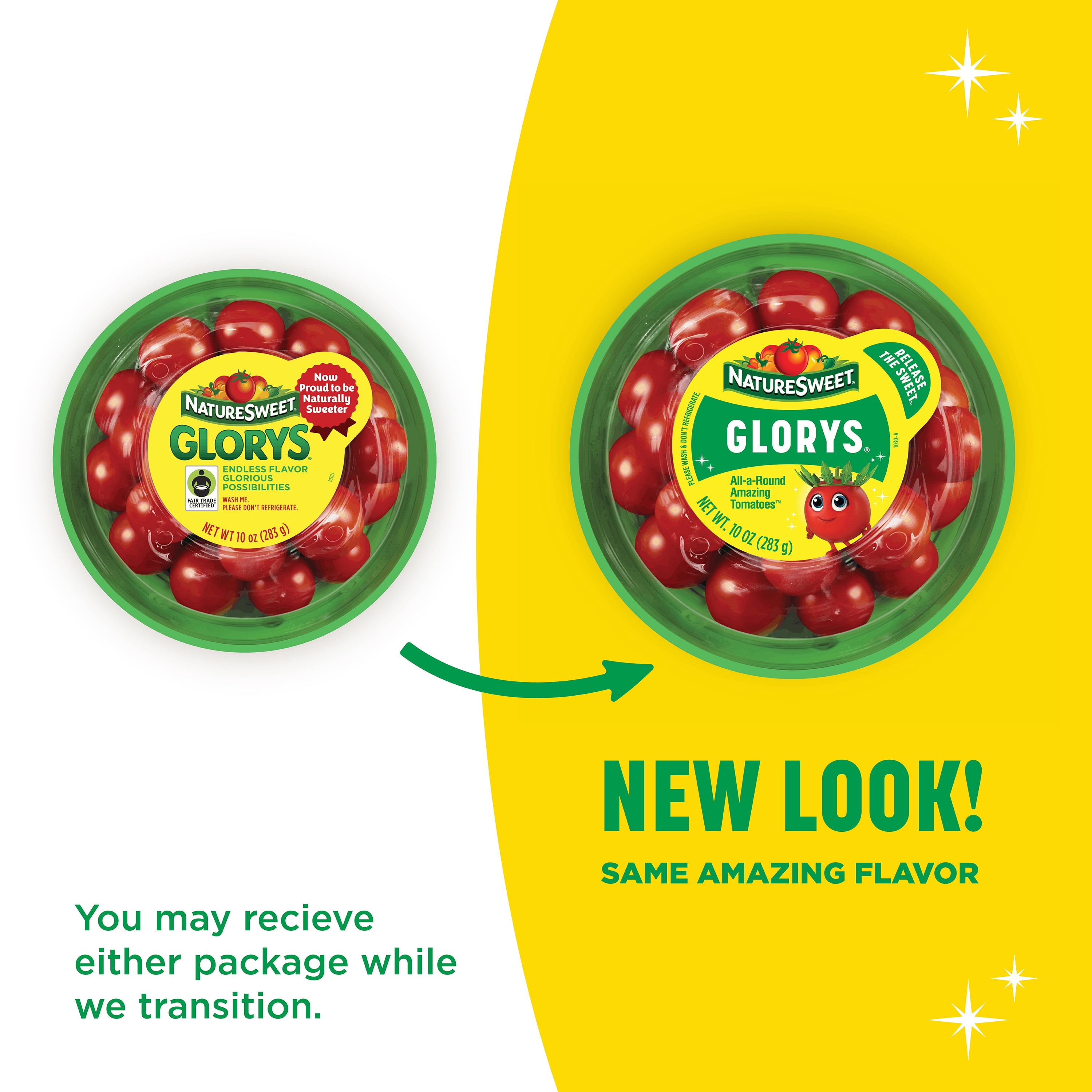 Fresh Glorys Cherry Tomatoes, 10 oz Package