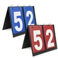 thumbnail image 1 of TOPTIE Ensemble de 2 Tableaux de Bord Portables pour Basketball Tennis Sports 00-99-Bleu & Rouge, 1 of 6
