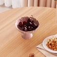 thumbnail image 6 of CUTICATE Ceramic Footed Bowl Decorative Bowl Multifunctional Lotus Shaped Dessert Cake Serving Bowl for Kitchen Home Room Pink, 6 of 7