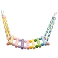 thumbnail image 1 of Parrot Swing Bridge Toy Safe Colorful Bird Ladder Swing Bridge for Climbing Playing, 1 of 5