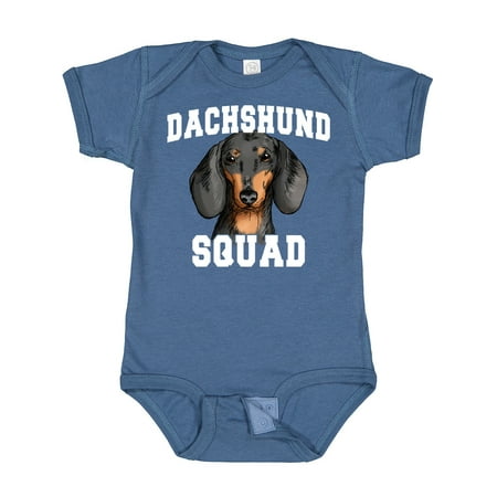 

Inktastic Dog Dachshund Squad Gift Baby Boy or Baby Girl Bodysuit