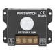 thumbnail image 1 of PIR Motion Sensor, Human Infrared Detection Controller for Outdoor Light Strip, DC12-24V, 30A, 1 of 4