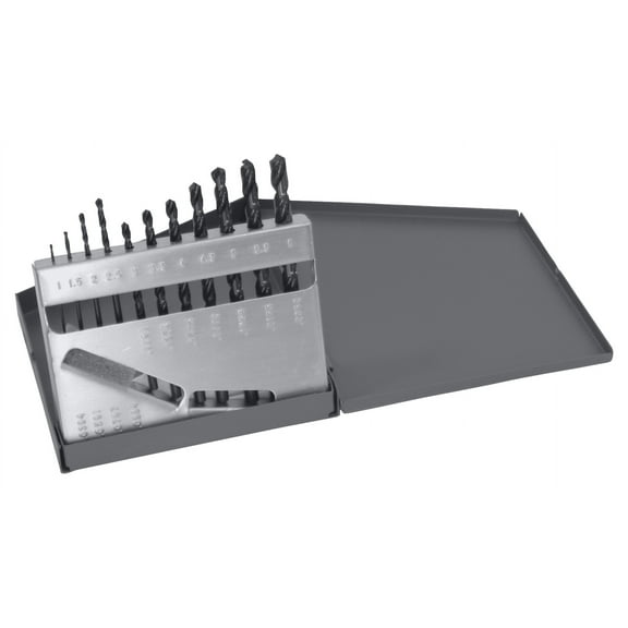 Chicago-Latrobe Jobber Drill Set,11 pc,HSS 57723