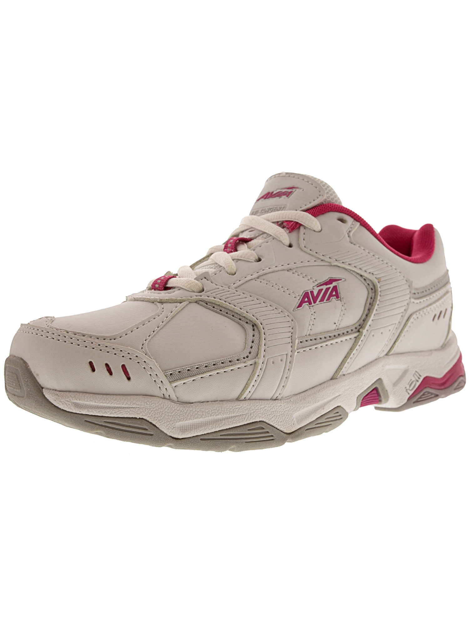 Avia Women's AviTangent White / Light Blue Grey AnkleHigh Rubber Running Shoe 10.5M