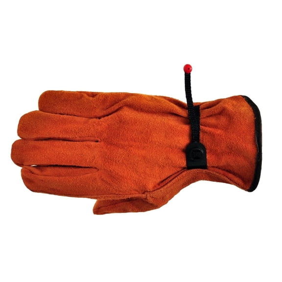 G & F Products 6053 Premium Split Cowhide Leather Work Gloves, Straight Thumb, Durable Heavy-Duty Leather Safety Gloves for Construction & General Labor, 3 Pairs, Large