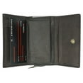 thumbnail image 2 of Ladies Genuine Leather Checkbook Wallet Organizer with Detachable Sleeve and ID Window 5575 CF, 2 of 6
