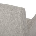 thumbnail image 6 of Noble House Deville Fabric Upholstered Wood 30.5 inch Barstools, Set of 2, Light Gray and Gray, 6 of 8