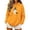 Yellow, variant on Sweatshirts for Women Halloween Printed Long Sleeve Hooded Sweatshirt