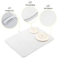 thumbnail image 4 of White Dish Drying Mat 16x18 Absorbent Microfiber Draining Rack Pad for Kitchen Counter Sink, 4 of 8