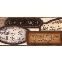 York Wallcoverings YC3405BD All Because Removable Wallpaper Border