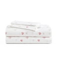 thumbnail image 2 of Poppy & Fritz Sweet Heart  Pink Twin Xl Sheet Set, 2 of 8