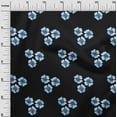 thumbnail image 3 of oneOone Polyester Spandex Black Fabric Floral Sewing Craft Projects Fabric Prints By Yard 56 Inch Wide, 3 of 4
