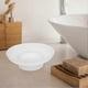 thumbnail image 4 of Frosted Glass Soap Dish Round Bathroom Replacement Soap Holder For Bathroom Vanities Countertops And Kitchen Sinks, 4 of 4