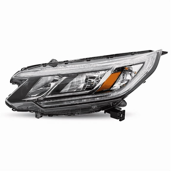XRSAuto Halogen Headlight Driver Side Compatible with Honda CR-V 2015-2016 EX/EX-L/SE LED DRL