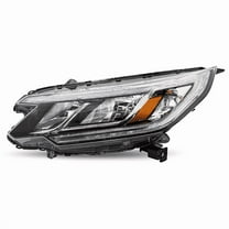 XRSAuto Halogen Headlight Driver Side Compatible with Honda CR-V 2015-2016 EX/EX-L/SE LED DRL