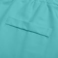 thumbnail image 3 of Favoffer Women Twill Mid Thigh Shorts Solid Color Office Bottoms Functional Side Pockets Knee Length Casual Shorts for Workplace Daily Casual Daily Attire, 3 of 9
